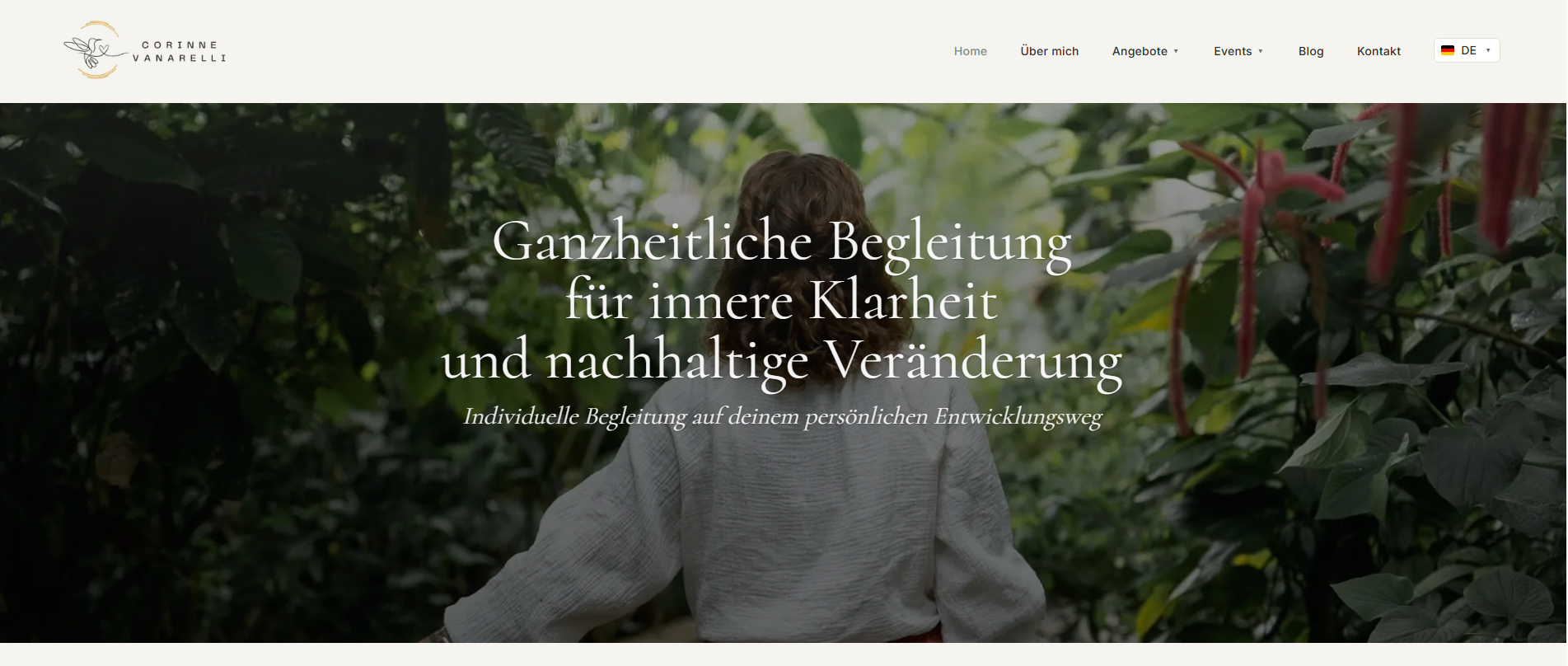 Corinne Vanarelli website preview